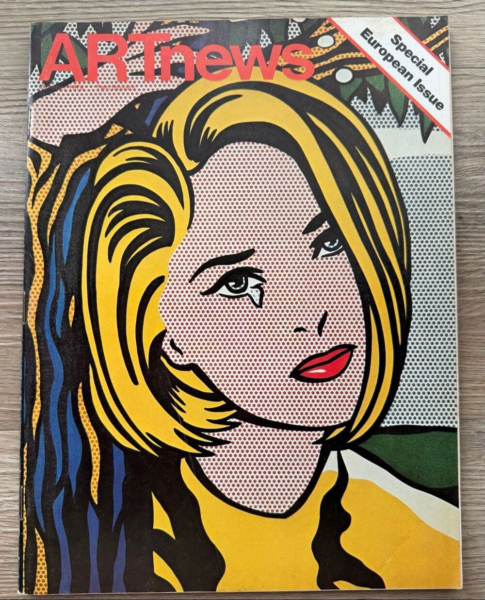 ARTnews Magazine October 1976 Special European Issue Roy Lichtenstein Cover